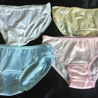 Plus size satin panties