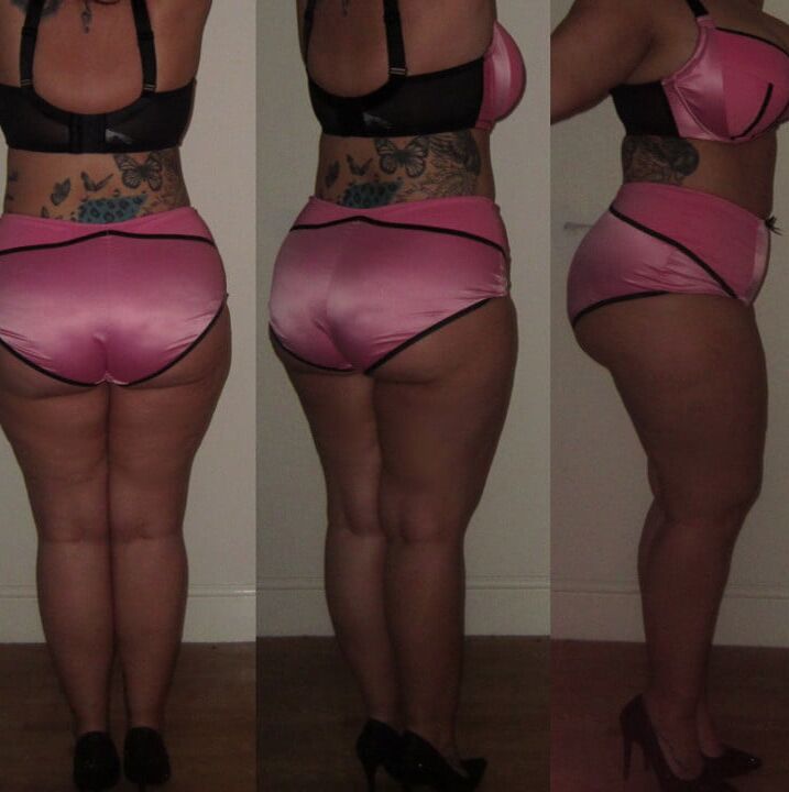 Plus size satin panties