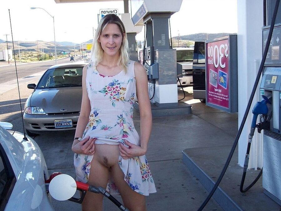 Woman and car