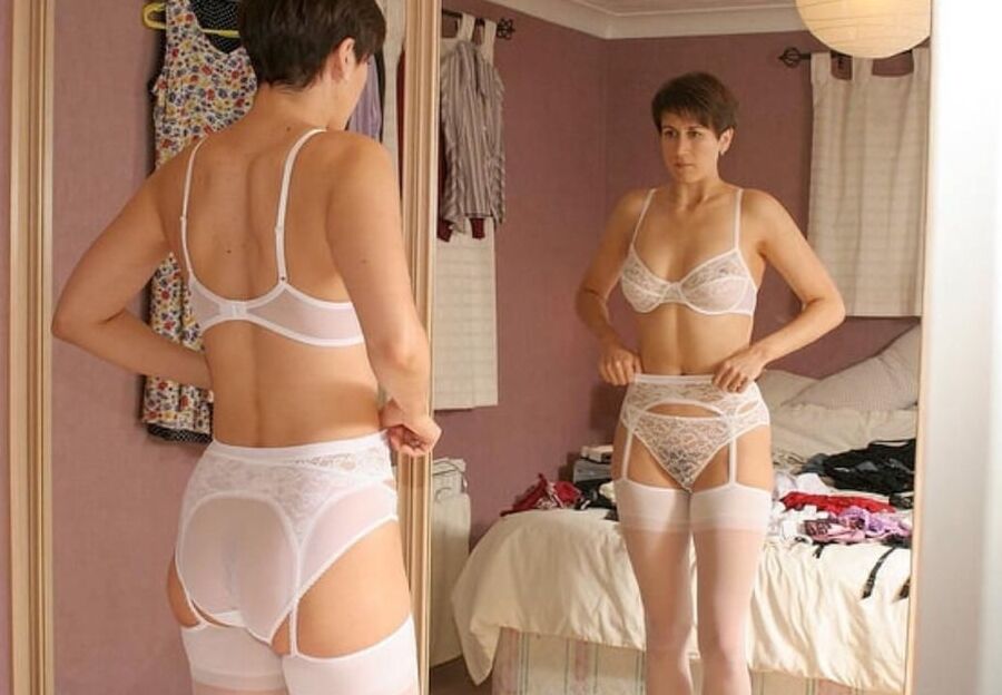 With my pantie