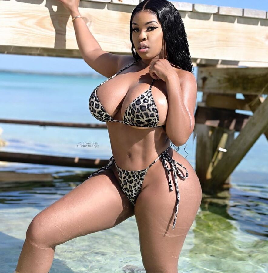Black Women in bikinis