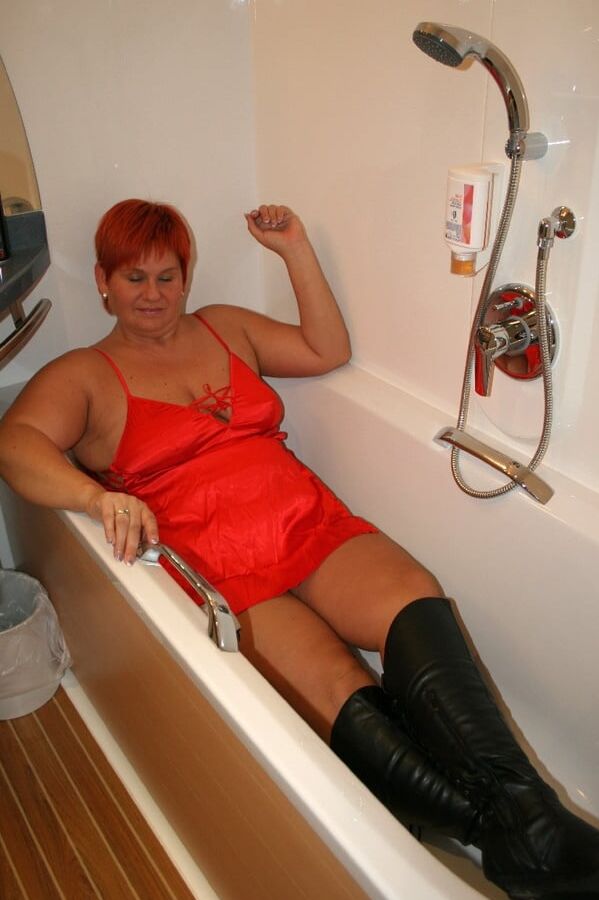 Posing in red Part ...
