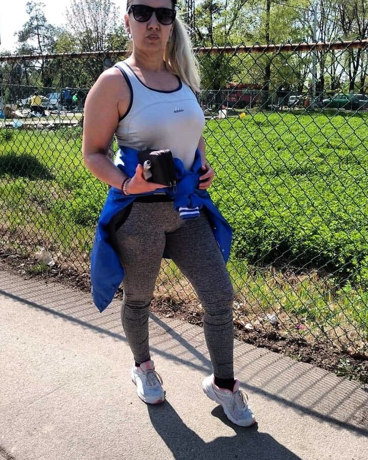 Serbian hot blonde mature mom beautiful ass Sanja Vukojevic