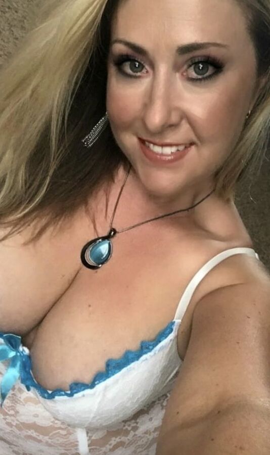 Chubby blonde mature