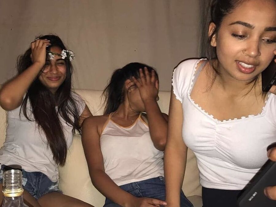 Hot NRI Indian College Girl Taking Seductive Selfies Private