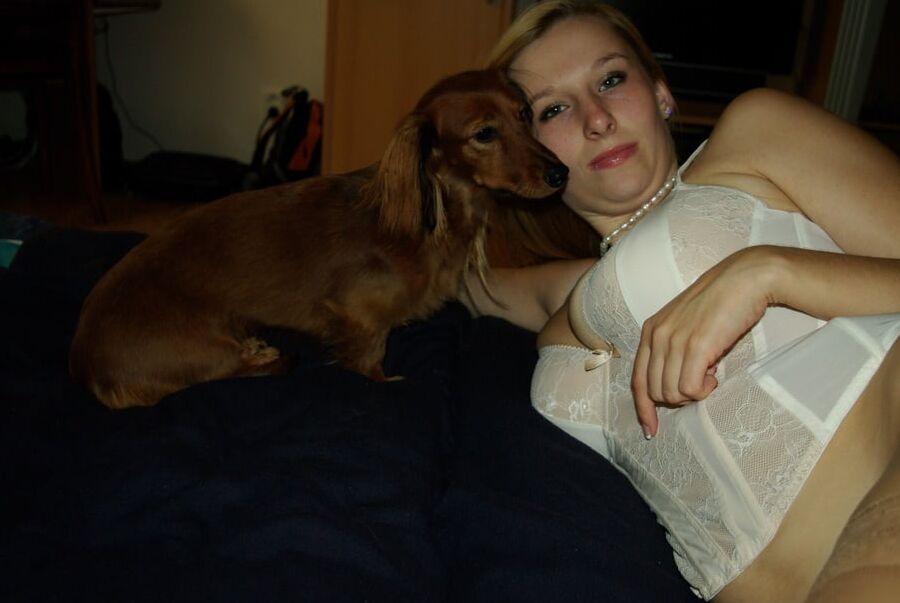 Funny blonde