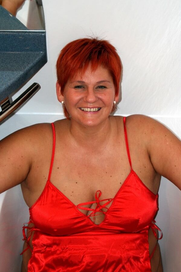 Posing in red Part ...