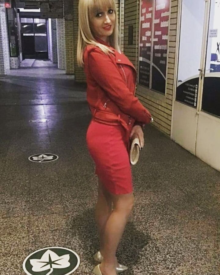 Serbian beautiful skinny blonde mom Tanja Jakovljevic