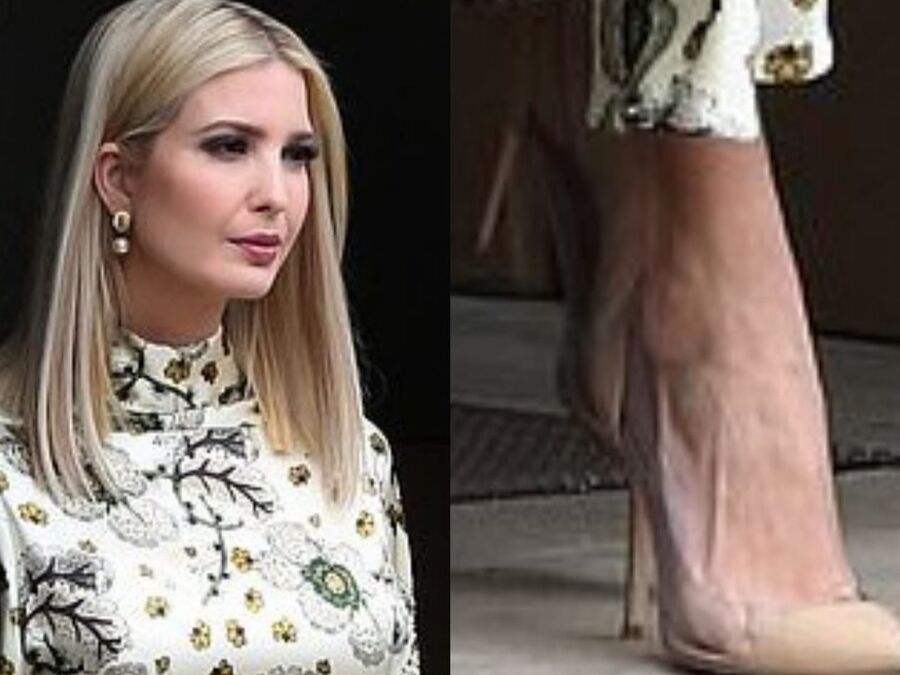 ivanka trump sexy feet legs and highheel