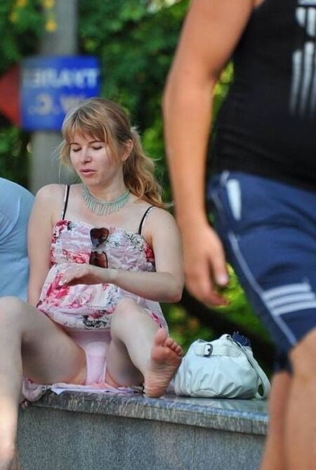 Upskirt public (Granny and Milf)