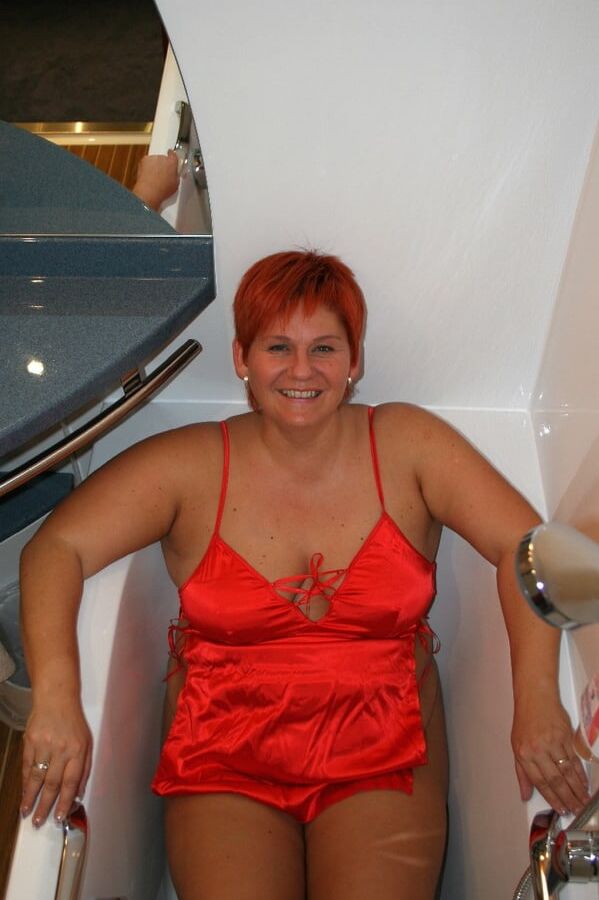 Posing in red Part ...