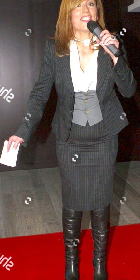 Female Celebrity Boots &amp; Leather - Fay Ripley