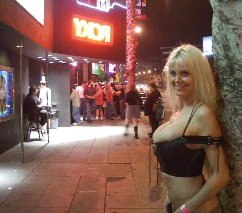 BLONDE FAKE TIT MILF