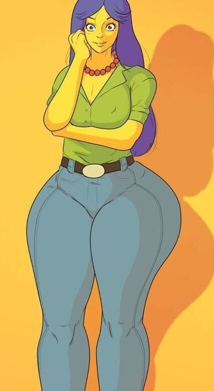 Wide hips in the fine arts