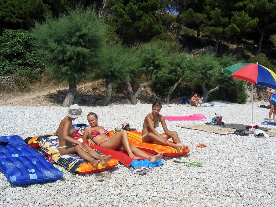 Tina am Strand