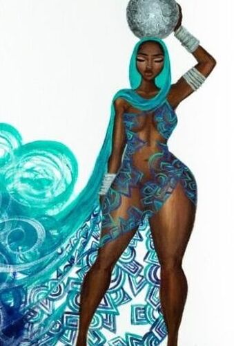 Wide hips in the fine arts