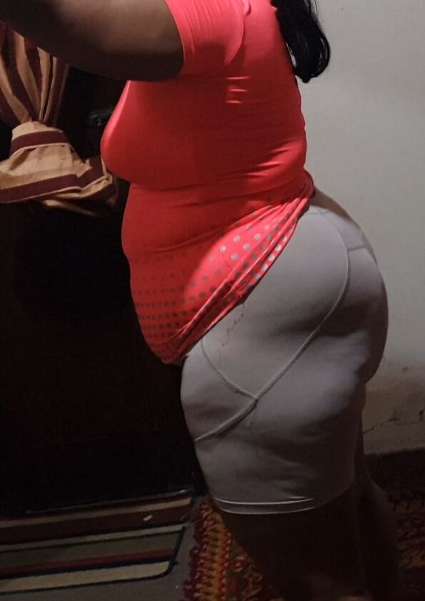 My mom exercising