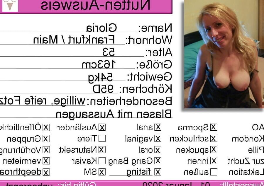 Exposed Slut Gloria - Mature MILF