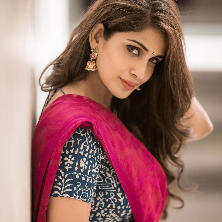 Samyuktha hot saree stills