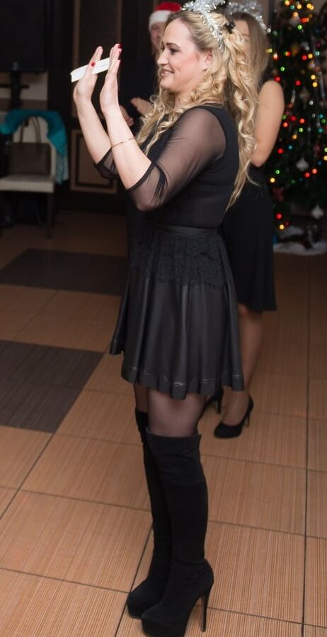 Christmas Party Cockhounds in Pantyhose