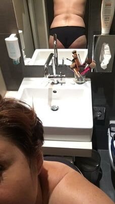 Massive jugs british milfs is a secret snap slut