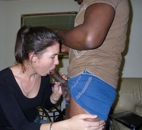 ponytailed girls in blowjob position