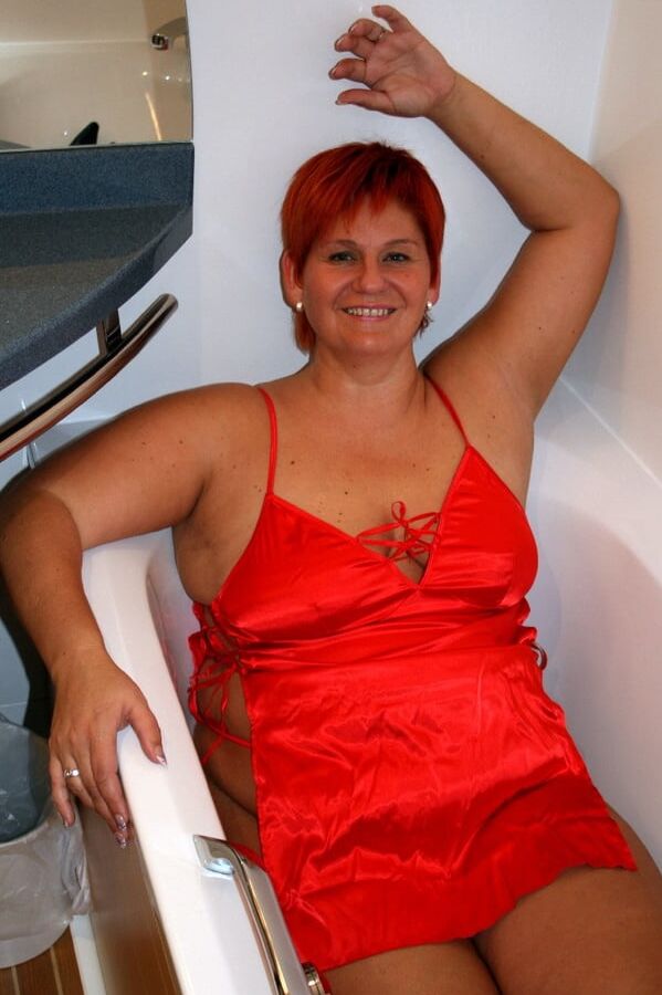 Posing in red Part ...