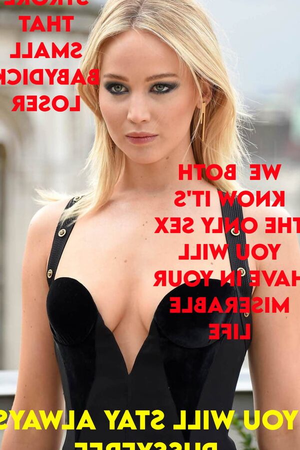 Celeb Femdom Captions humiliation, CEI, CBT (from tumblr)