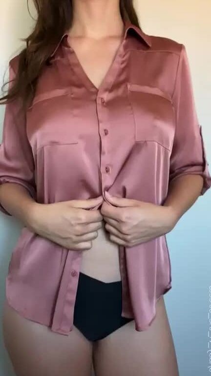 young busty brunette nude