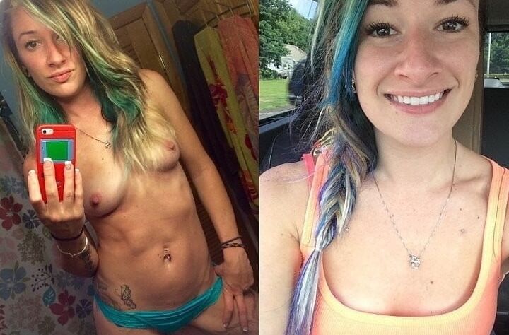 Before and After - Girls With Small and Perky Tits