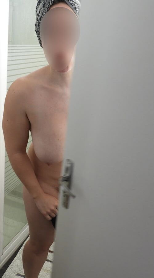 big tits shower