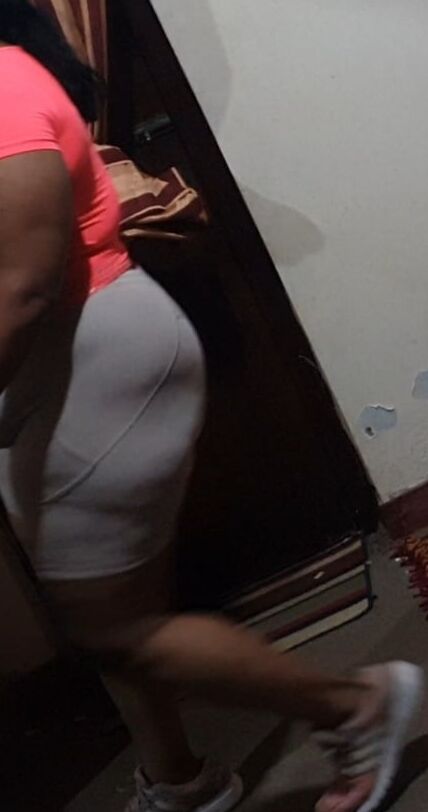 My mom exercising