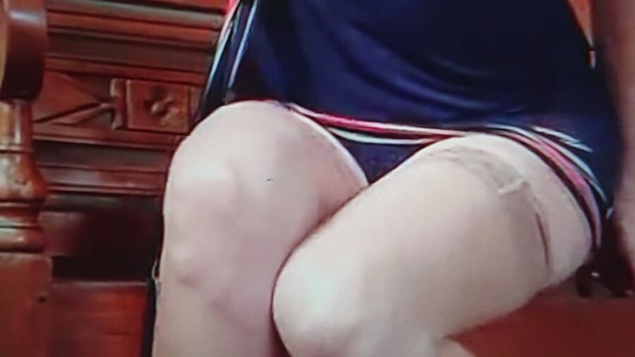 Sexy crazy mature stockings and upskirt