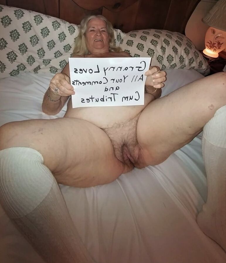 Granny in stockings is a meaty fuckdoll
