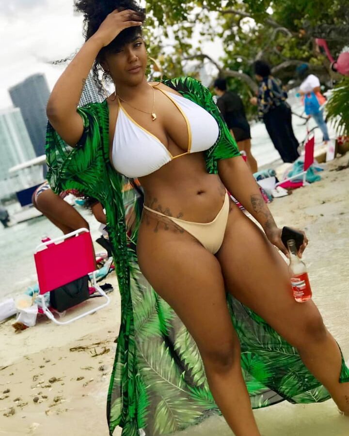 Black Women in bikinis