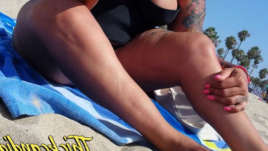 BBW PAWG from Brooklyn with sexy feet and Saggy tits part.