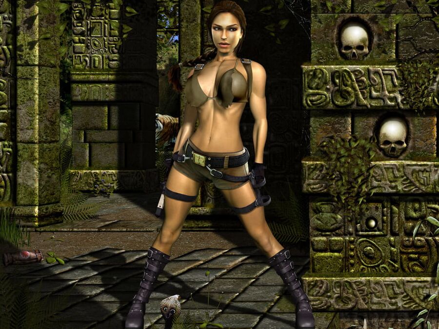 Video game Vixens vol - Lara Croft (classic version)