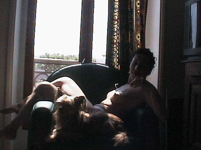 the young lady against the light
