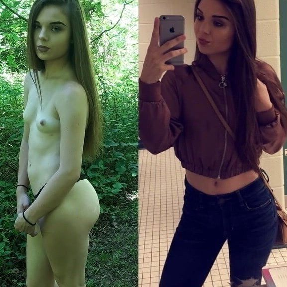 Before and After - Girls With Small and Perky Tits