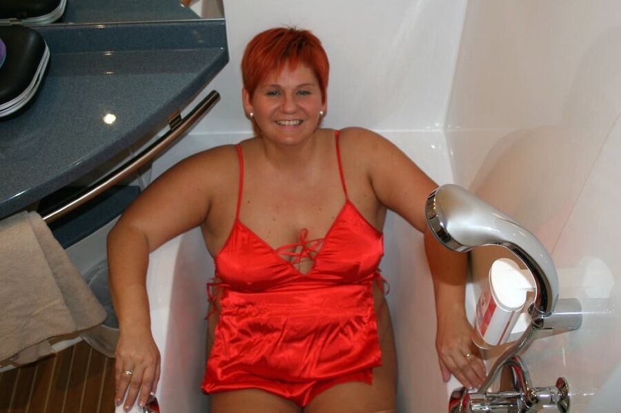Posing in red Part ...