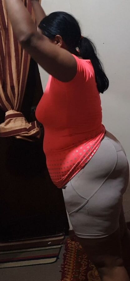 My mom exercising