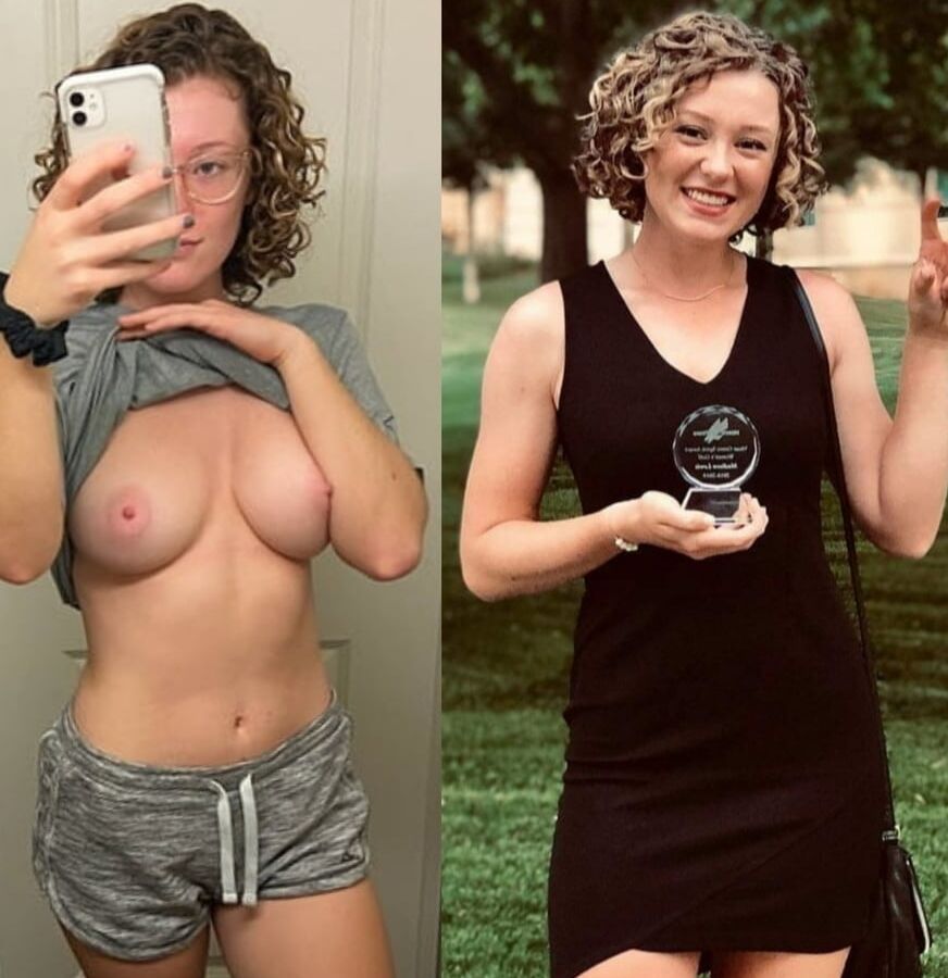 Sexy sluts exposed dressed undressed on off