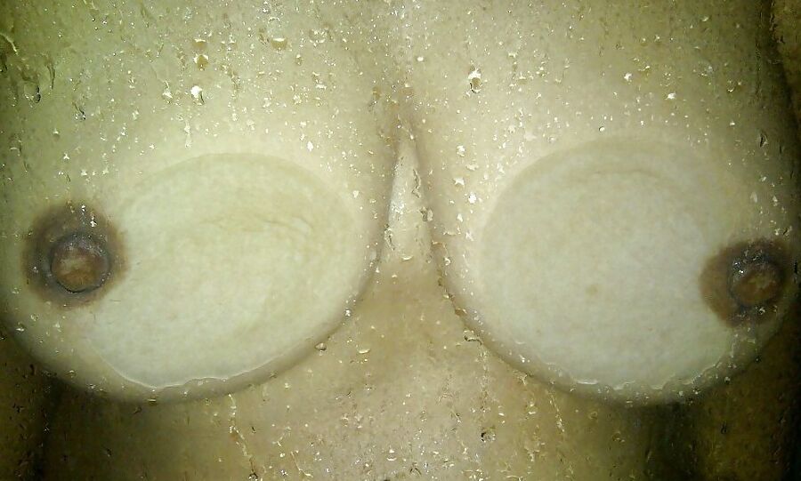 Boobs on glass