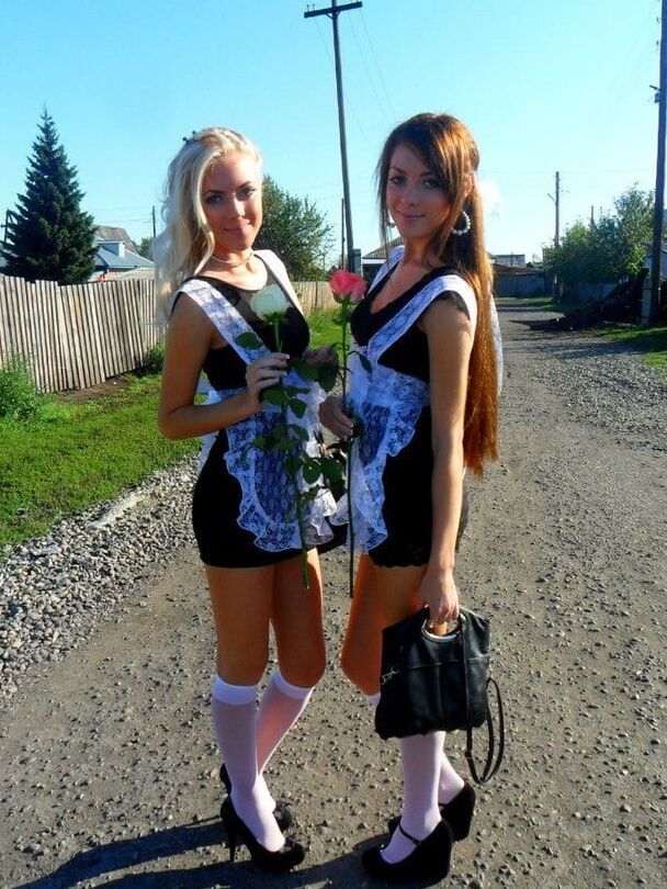 Russian schoolgirls