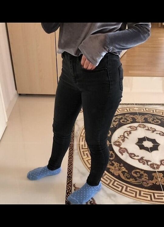 Turkish amateurs showing off clothes and shoes