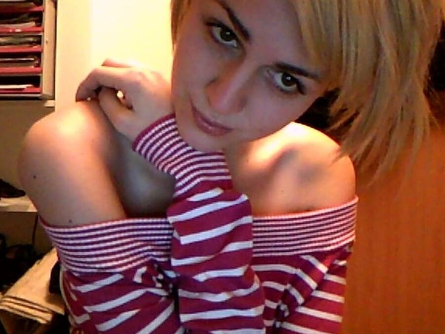 French blonde girl solo