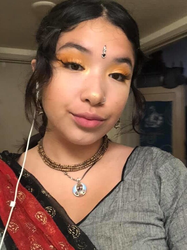 Bernie Loving Liberal Slut SJW Hippie HIndu girl