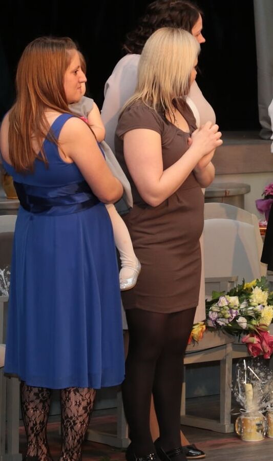 Graduation Girls in Pantyhose