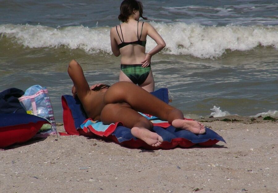 Brune a la plage II