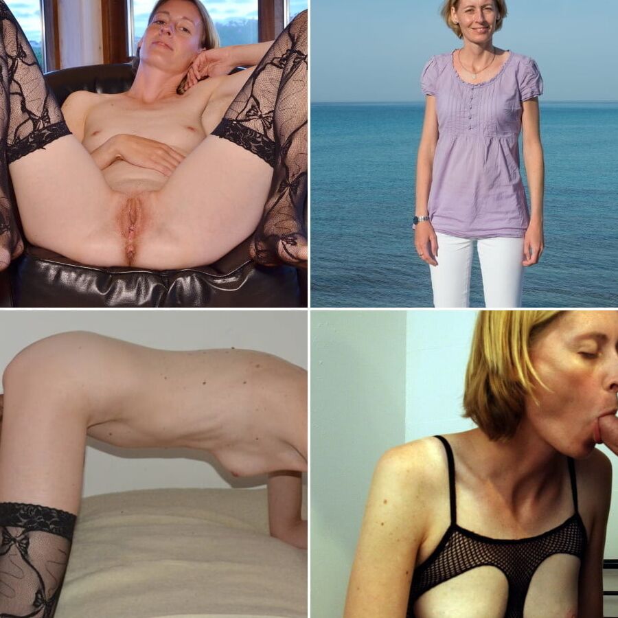 Dressed undressed milf and mature cock suckers
